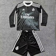 2014/15 RM Black Dragon Retro Kids Long Sleeve Soccer Jersey