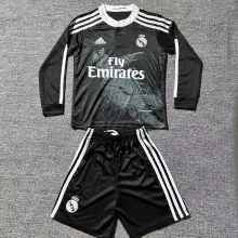 2014/15 RM Black Dragon Retro Kids Long Sleeve Soccer Jersey