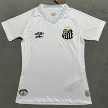 2025/26 Santos Home White Fans Soccer Jersey 女