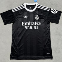 2025/26 RM Black Goalkeeper Fans Soccer Jersey