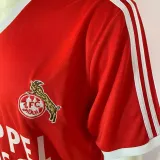 1984/1985 1. FC Köln Away Red Retro Soccer Jersey