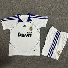 2007/08 RM Home White Retro Kids Soccer Jersey