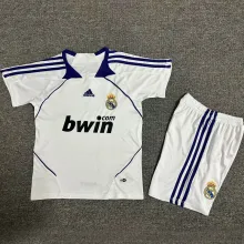 2007/08 RM Home White Retro Kids Soccer Jersey