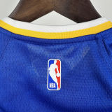 Warriors BUTLER III #10 Blue Kids NBA Jersey 热压