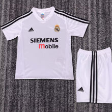 2004/05 RM Home White Retro Kids Soccer Jersey