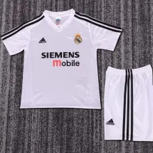 2004/05 RM Home White Retro Kids Soccer Jersey