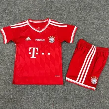 2013/14 BFC Home Red Retro Kids Soccer Jersey