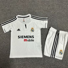 2003/04 RM Home White Retro Kids Soccer Jersey
