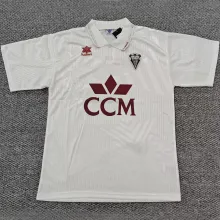 1995/96 Albacete Home White Retro Soccer Jersey