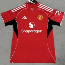 2025/26 M Utd Home Red Fans Soccer Jersey