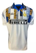 1995/96 In Milan Away White Retro Soccer Jersey