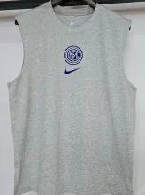 2025 In Milan Grey Pure Cotton Vest Jersey