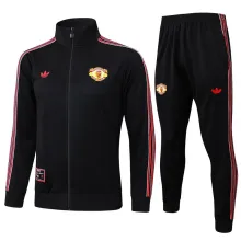 2025/26 M Utd Black Jacket Tracksuit