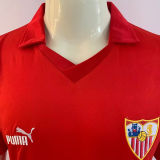 1987/1990 Sevilla FC Away Red Retro Soccer Jersey