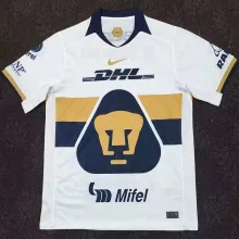 2025/26 Pumas UNAM Home White Fans Soccer Jersey