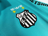 2012/13 Santos Blue Retro Long Sleeve Soccer Jersey
