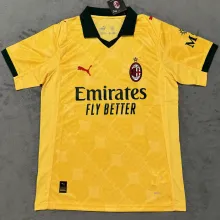 2025/26 AC Milan Third Yellow Fans Soccer Jersey