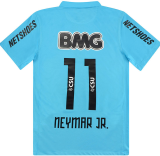 2012/13 Santos Blue Retro Long Sleeve Soccer Jersey