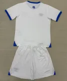 2025/26 EL Salvador Away White Kids Soccer Jersey 萨尔瓦多