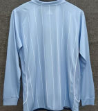 2007/08 Man City Home Blue Long Sleeve Retro Jersey