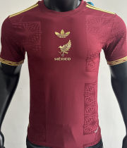 2025 Mexico Red Special Edition Player Version Soccer Jersey 胸前鸟