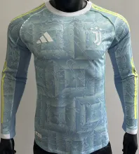 2025/26 JUV Away Player Version Long Sleeve Soccer Jersey