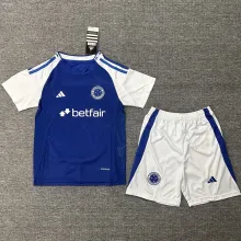 2025/26 Cruzeiro Home Kids Soccer Jersey