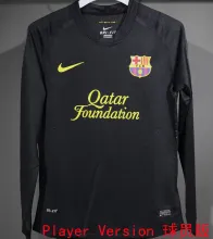 2011/12 BA Away Black Retro Player Version Long Sleeve Soccer Jersey  球员版