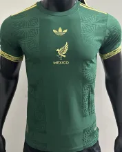 2025 Mexico Green Special Edition Player Version Soccer Jersey 胸前鸟