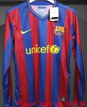 2009/10 BA Home Retro Player Version Long Sleeve Soccer Jersey 球员版