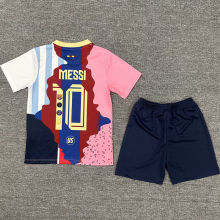 MESSI #10 Combine Version Kids Soccer Jersey