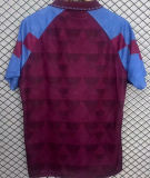 1990 Aston Villa Home Retro Soccer Jersey