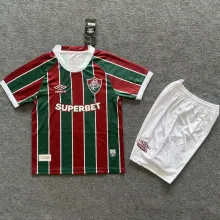 2025/26 Fluminense Home Kids Soccer Jersey