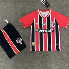 2025/26 Sao Paulo Away Kids Soccer Jersey