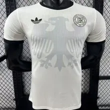 2025 Germany 125Th Special Edition White Player Version Jersey 胸前有暗纹