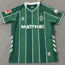 2025/26 Werder Bremen Home Green Fans Soccer Jersey
