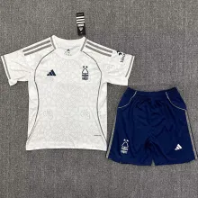 2025/26 Nottingham Forest Away White Kids Soccer Jersey