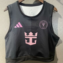 2025/26 Inter Miami Away Black Women Yoga Vest Jersey 女