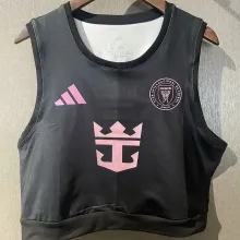 2025/26 Inter Miami Away Black Women Yoga Vest Jersey 女