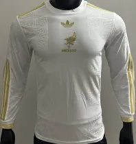 2025 Mexico White Special Edition Player Version Long Sleever Jersey