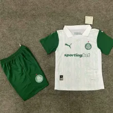 2025/26 Palmeiras Away White Kids Soccer Jersey