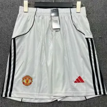 2025/26 M Utd White Shorts Pants