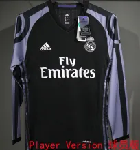 2016/17 RM The 3rd Retro Player Version Long Sleeve Soccer Jersey 球员版
