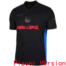 2024/25 BA x Travis Scott Away Player Version Soccer Jersey 球员版 胸前 新 广告