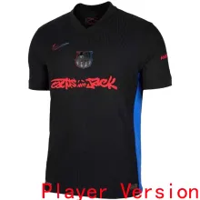 2024/25 BA x Travis Scott Away Player Version Soccer Jersey 球员版 胸前 新 广告
