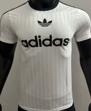2025 AD~ White Retro Style Player Version Soccer Jersey