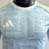 2025/26 JUV Away Player Version Long Sleeve Soccer Jersey