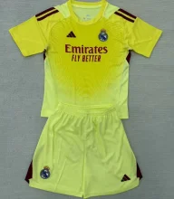 2025/26 RM Goalkeeper Kids Soccer Jersey
