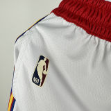 2025/26 Warriors White Retro NBA  Pants