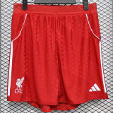 2025/26 LFC Home Red Player Version Shorts Pants 球员版